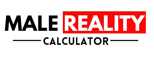 Male reality Calculator Logo